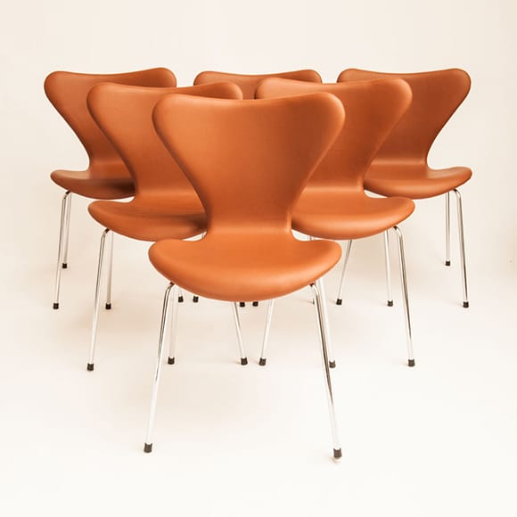 Seven Chair Model 3107, Set of 6 